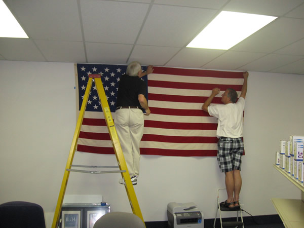 Hanging the American Flag